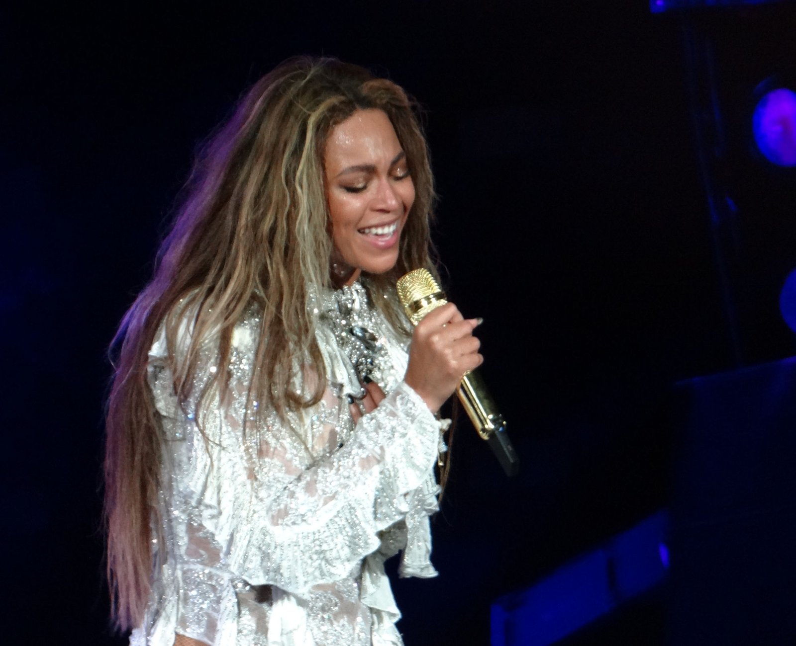 Beyoncé live at Glastonbury, England, UK - fan photo for premium ticket events UK